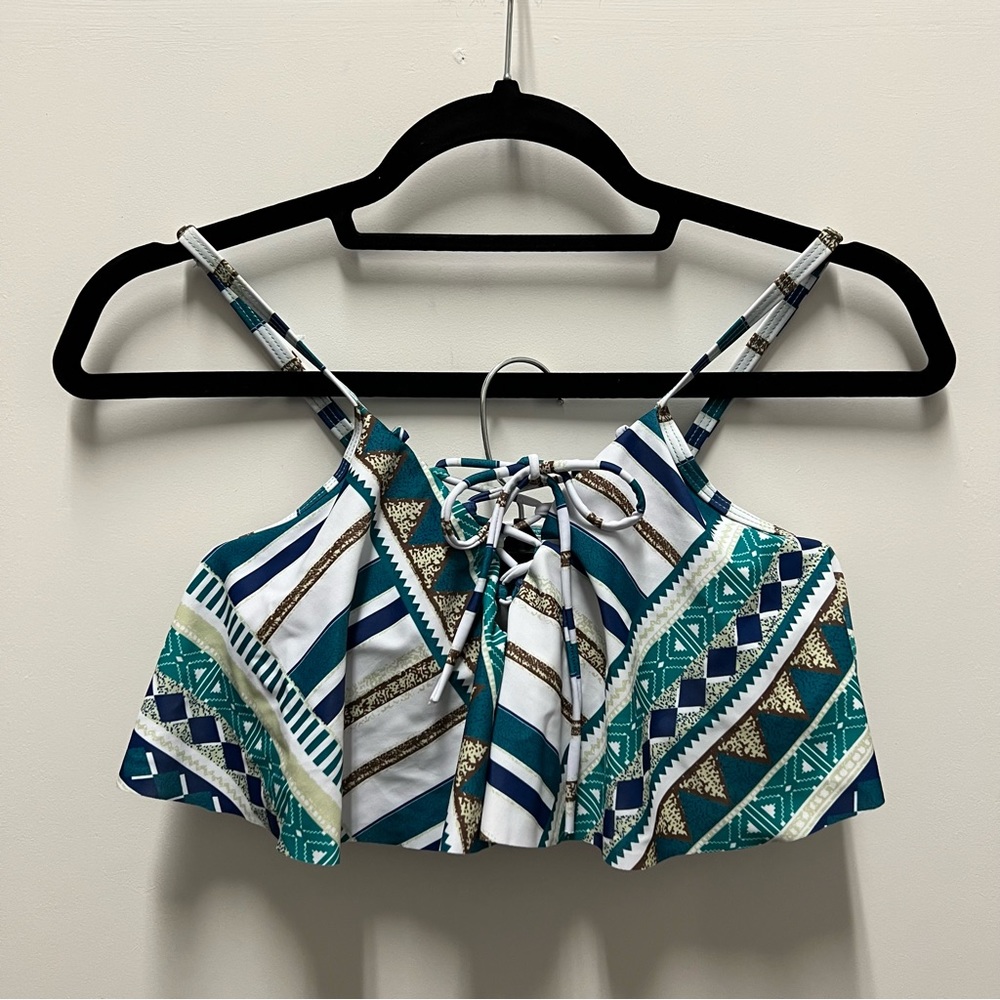 Tribal Print Bikini Swim Top